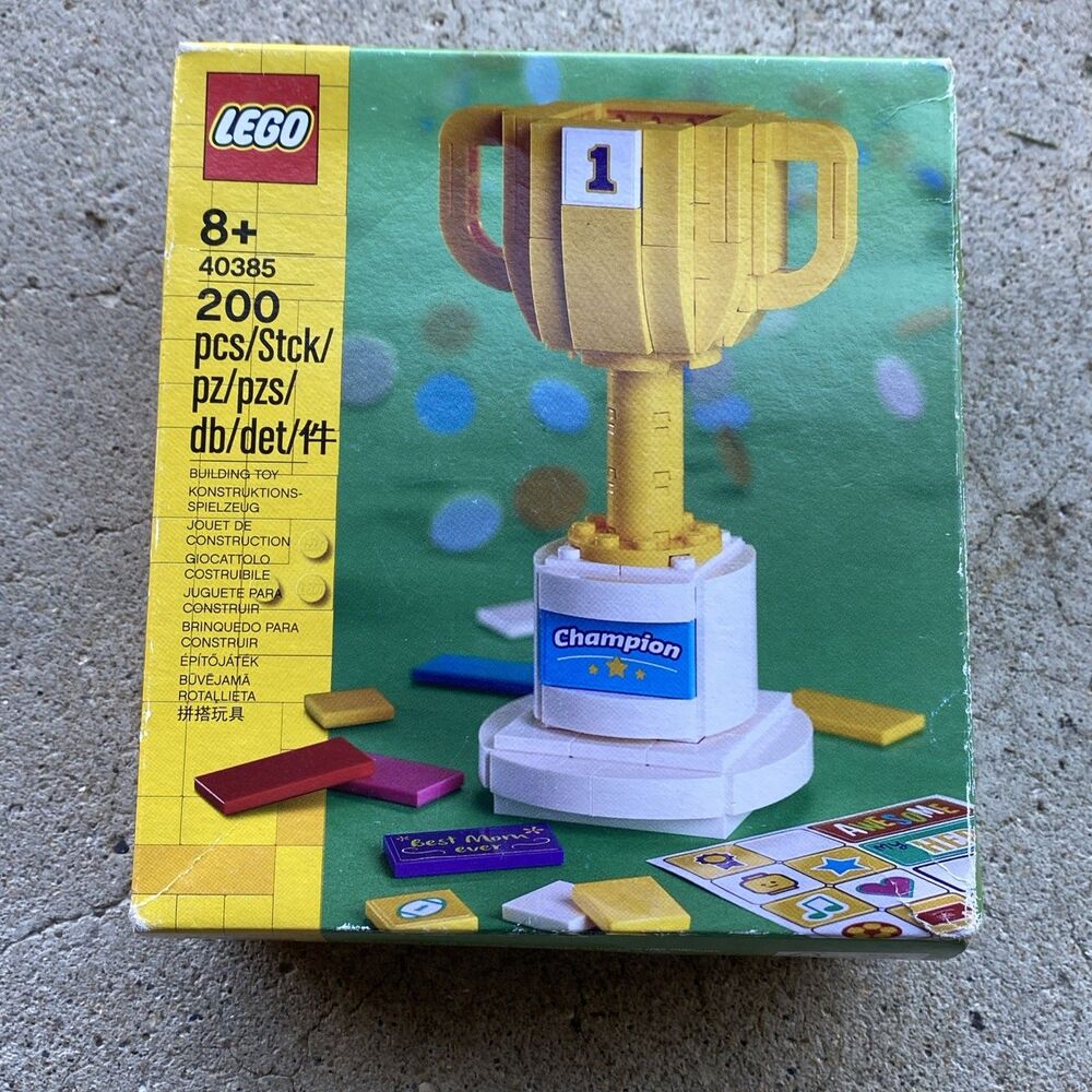 Lego Trophy 40385 Limited Edition 200 pcs Complete Set Box Retired